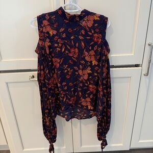 BP (Norstrom) Long Sleeve Floral Blouse